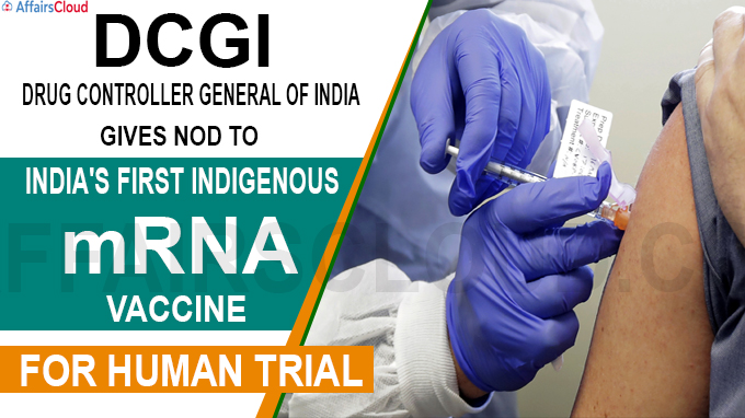 DCGI gives nod to India's first indigenous mRNA vaccine