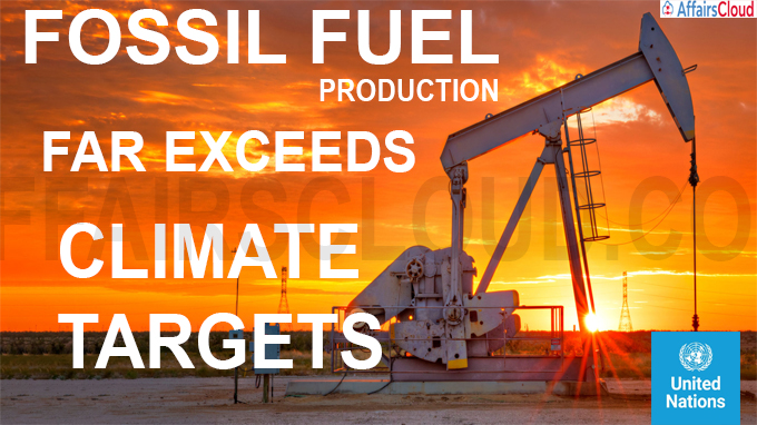 Fossil Fuel Production to Exceed Climate Targets: Production Gap Report ...