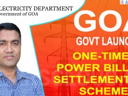 Goa Govt Launches One-Time Power Bill Settlement Scheme 2020