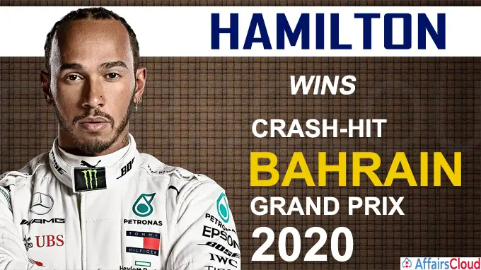 Hamilton wins crash hit Bahrain Grand Prix