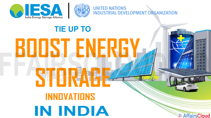 IESA, UNIDO tie up to boost energy storage innovations in India
