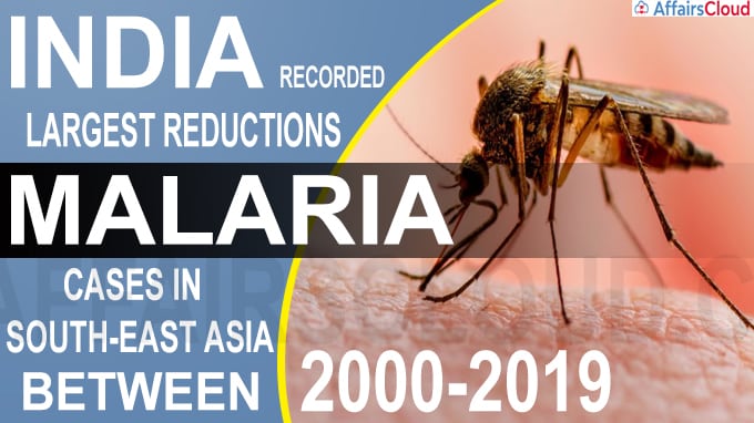 India recorded largest reductions in malaria cases