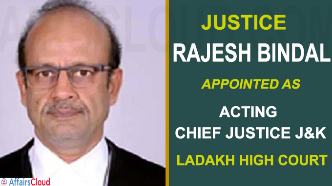 Justice Rajesh Bindal appointed as acting Chief Justice