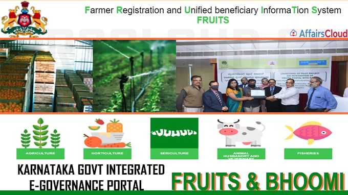 Karnataka Govt Inaugurated e-Governance portal FRUITS