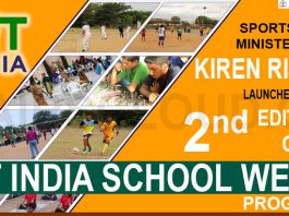 Kiren Rijiju launches 2nd edition of ‘Fit India School Week’ program