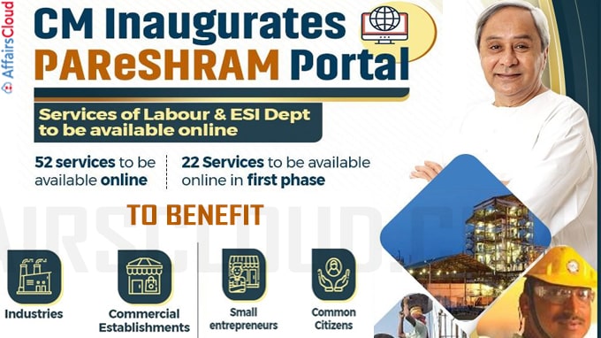 Odisha CM Naveen Patnaik launches Pareshram portal