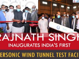 Rajnath Singh inaugurates India's first hypersonic wind tunnel test facility