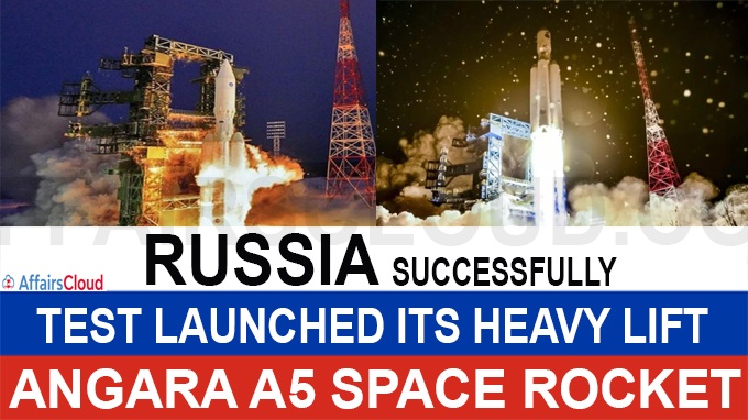Russia successfully test launches heavy lift space rocket