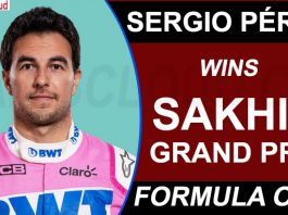 Sergio Pérez wins Sakhir Grand Prix