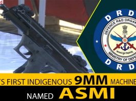 DRDO develops India's first indigenous machine pistol ASMI