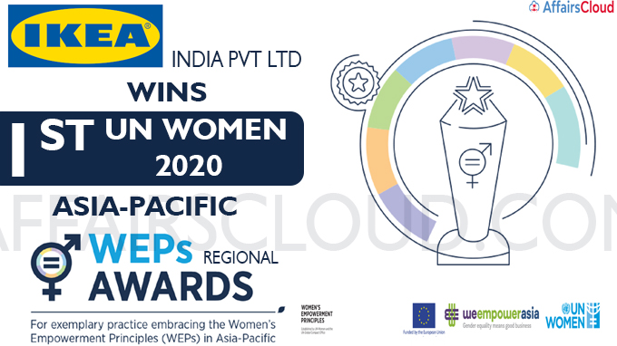 IKEA India Pvt Ltd Wins 1st UN Women 2020 Asia-Pacific WEPs Regional Awards