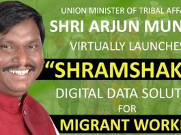 Ministry of Tribal Affairs Virtually Launches “Shramshakti” Digital Data Solution for Migrant Workers
