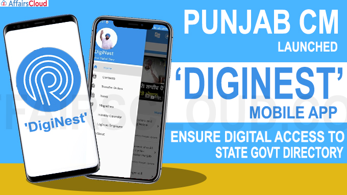 Punjab CM launches mobile app 'DigiNest'