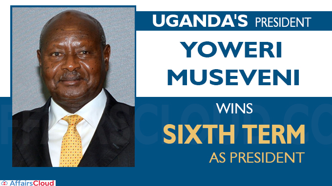 Uganda's Museveni wins sixth term as President