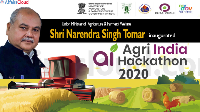 Virtual Agri-hackathon Atmanirbhar Krishi inaugurated