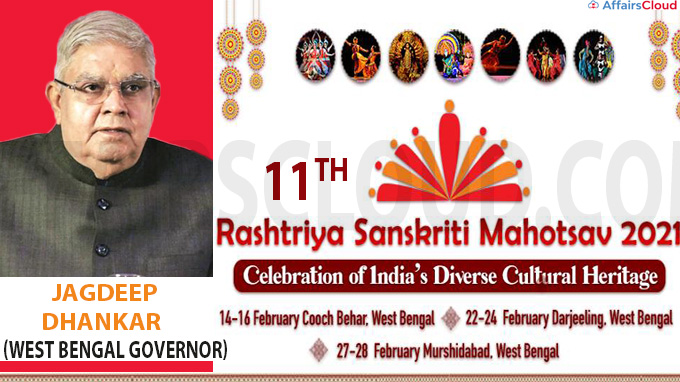 11th Rashtriya Sanskriti Mahotsav in West Bengal