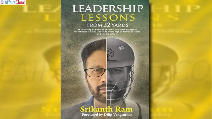 A book ''Leadership Lessons from 22 Yards'' by Srikanth Ram