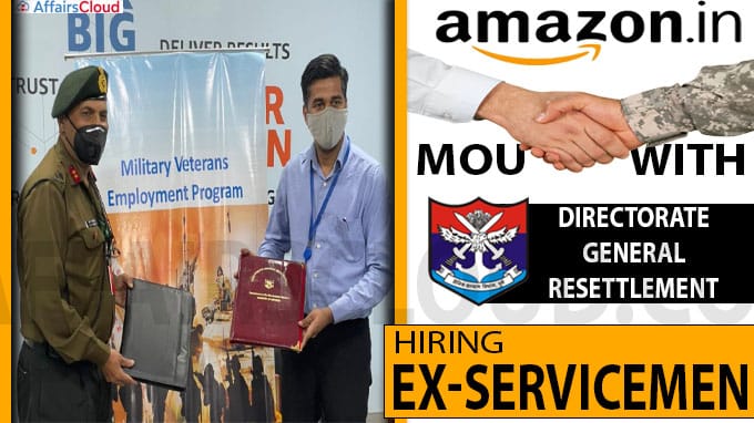 Amazon India inks MoU with the Directorate General Resettlement