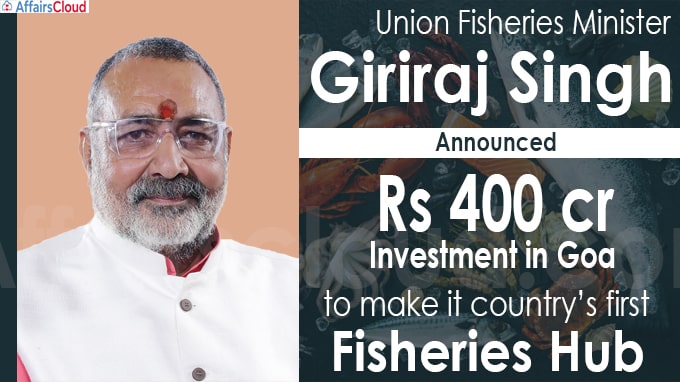 Centre to develop Goa into country’s first fisheries hub