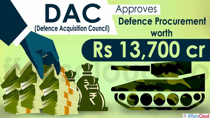 DAC approves defence procurement worth Rs 13,700 crore