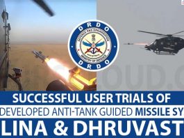 DRDO-developed Anti-Tank Guided Missile Systems ‘Helina’ and ‘Dhruvastra’