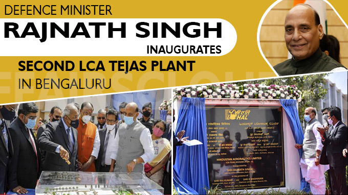 Defence Minister Rajnath Singh inaugurates second LCA Tejas plant