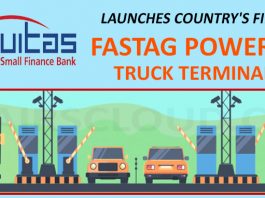 Equitas Small Finance Bank launches country's first FASTag powered truck terminal