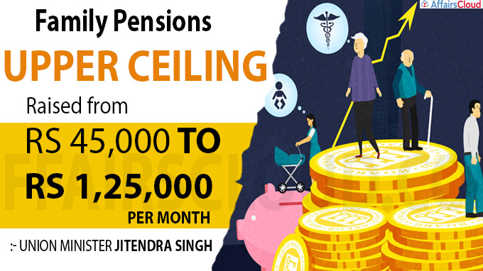 Family pensions upper ceiling raised