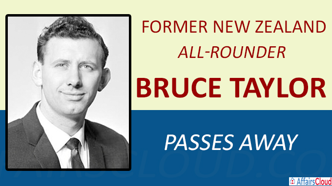 Former NZ all-rounder Bruce Taylor passes away