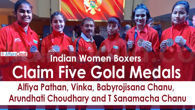 Indian women boxers