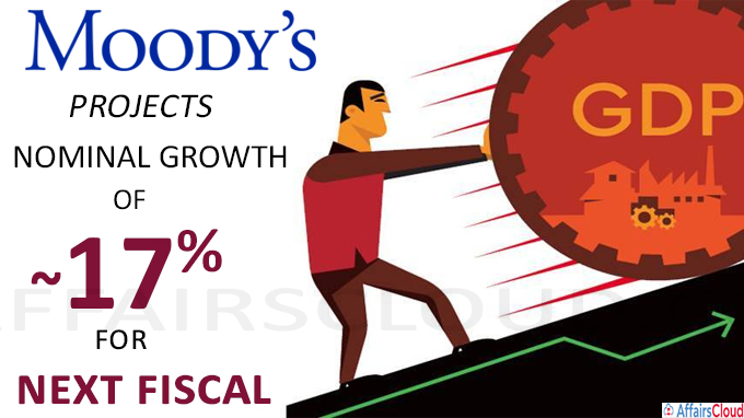 Moody’s projects nominal growth of 17%