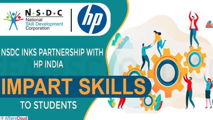 NSDC inks partnership with HP India to impart skills to students