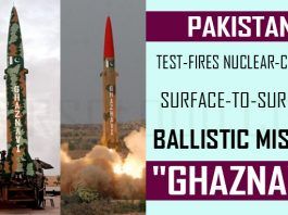 Pak test-fires nuclear-capable surface-to-surface