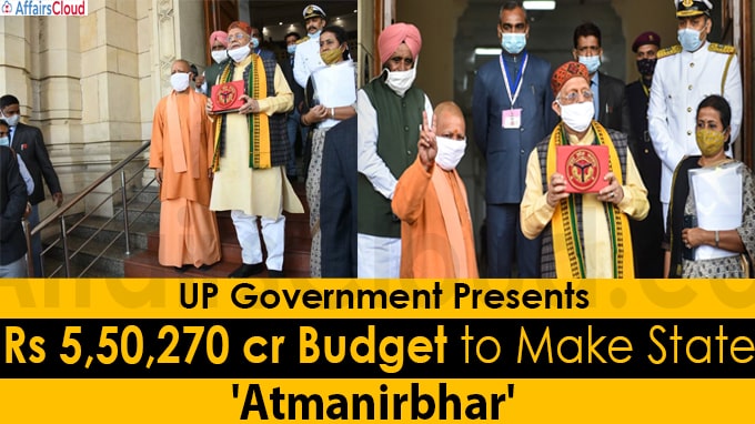 Uttar Pradesh government presents Rs 5,50,270-crore budget