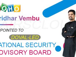 Zoho's Sridhar Vembu appointed to Doval-led National Security Advisory Board