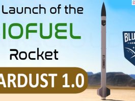 the first rocket to run on biofuel launched