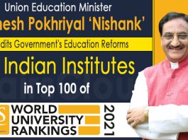 12 Indian institutes in top 100 of QS World University Ranking