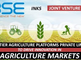 BSE inks Joint Venture with Frontier Agriculture Platforms Private Limited