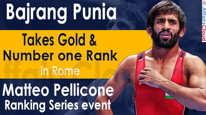 Bajrang Punia takes gold and number one rank