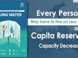 Every person may have to live on less water as per capita reservoir capacity decreases