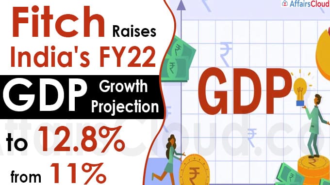 Fitch raises India's FY22 GDP growth projection