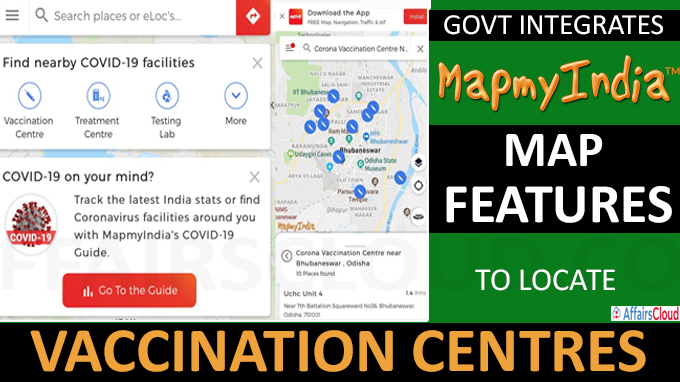 Govt integrates MapMyIndia’s map features to locate vaccination centres