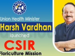 Harsh Vardhan launches “CSIR Floriculture Mission”
