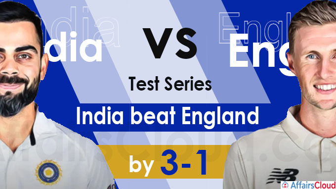 India Vs England test series held from Feb 5 to March 8