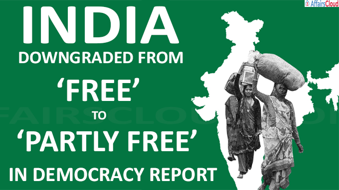India downgraded from ‘free’ to ‘partly free’ in democracy report