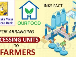 KVGB inks pact with Our Food for arranging processing units to farmers