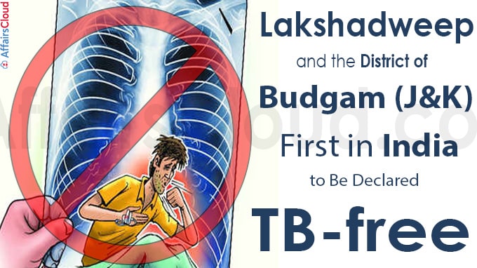 Lakshadweep, J&K's Budgam to Be Declared TB-free