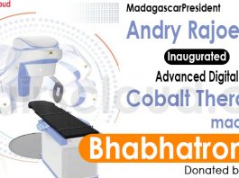 Madagascar President inaugurates advanced digital cobalt therapy machine