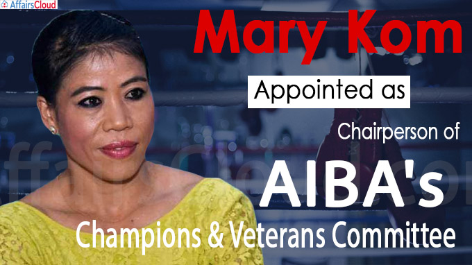 Mary Kom appointed as Chairperson of AIBA's champions