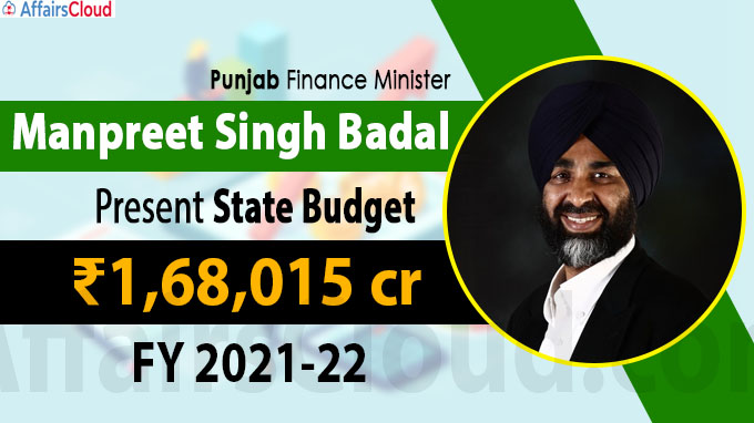 Punjab FM Manpreet Singh Badal presents State Budget of ₹1,68,015